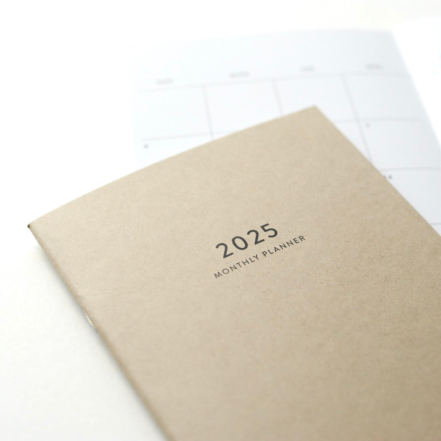 2025 Big Monthly Planner - Kraft