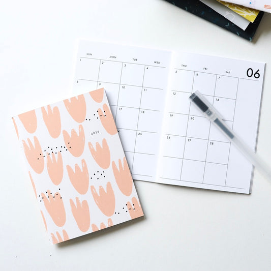 2025 Small Monthly Planner - Tulip