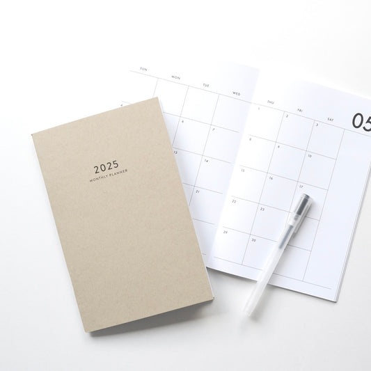 2025 Big Monthly Planner - Kraft